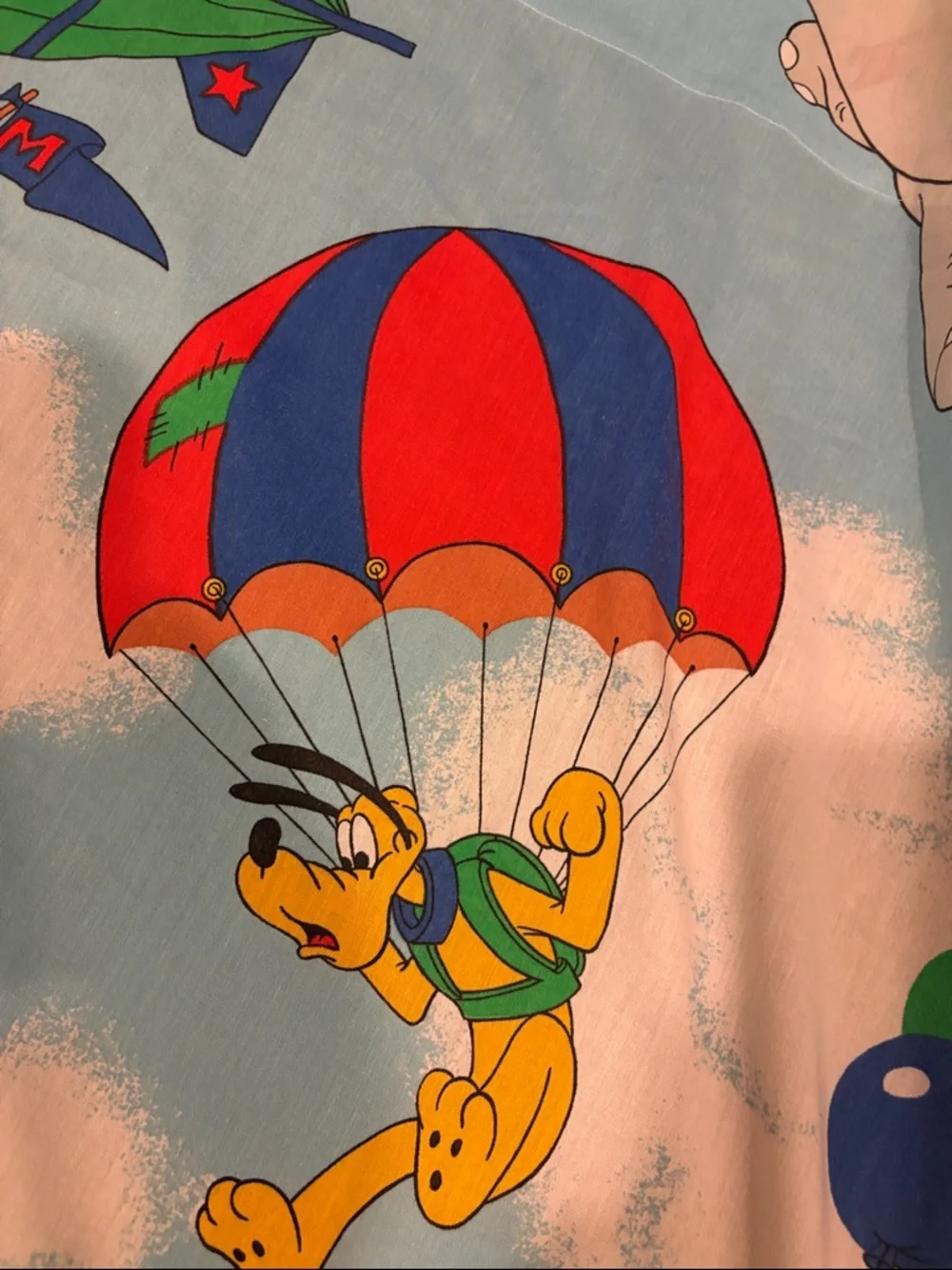 Vintage Disney Classic characters panel valance fabric
